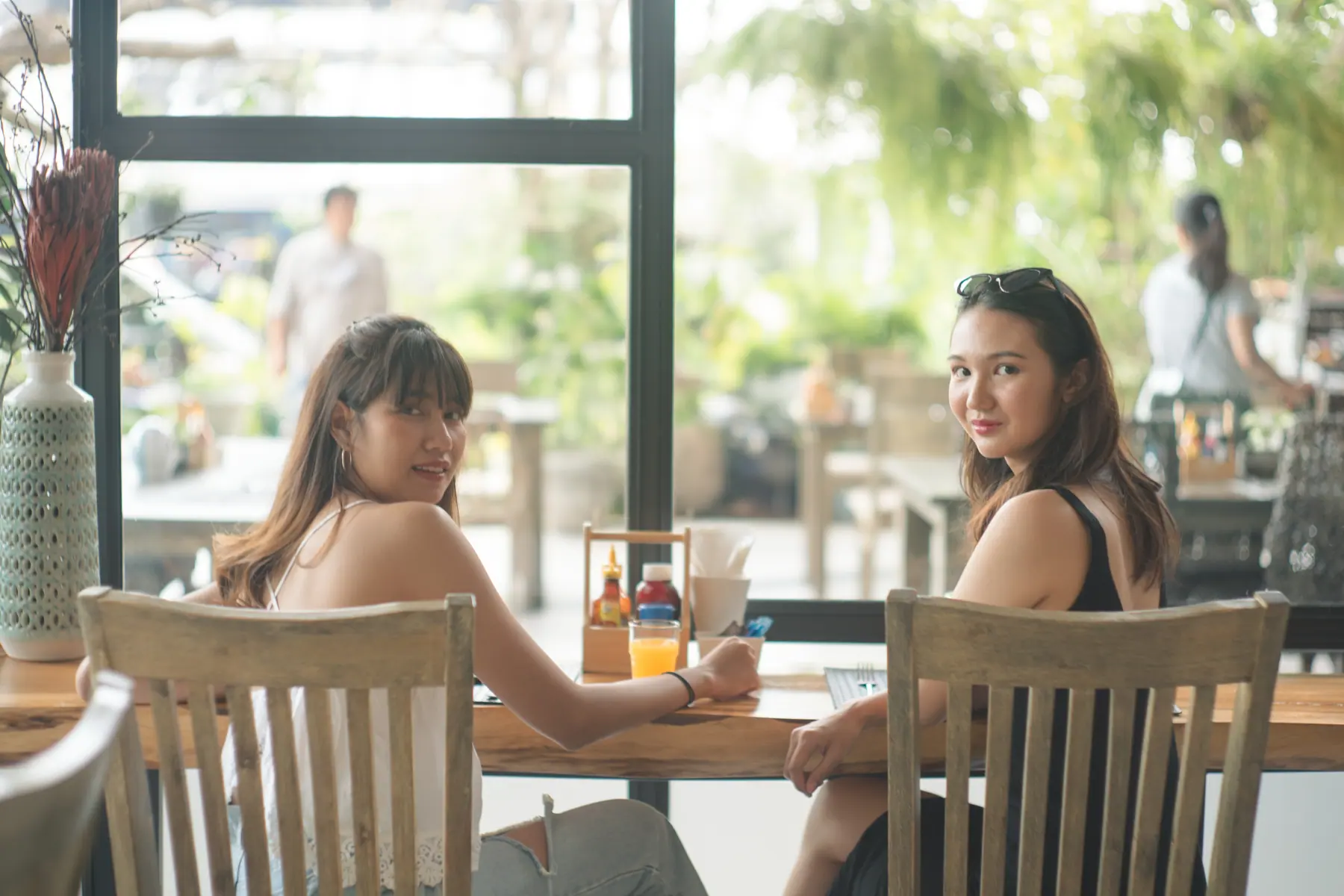 Guests relaxing at Whale