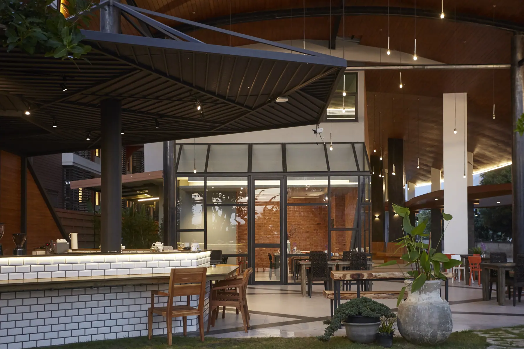 Dining at Whale