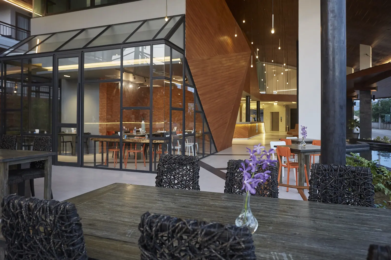 Dining at Whale